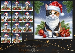 Christmas Cats 1