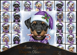 Candy cane Dogs 1