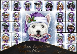 Candy cane Dogs 2
