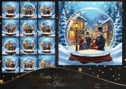 Dickens Snow globes 