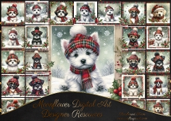 Festive Tartan Pups 5