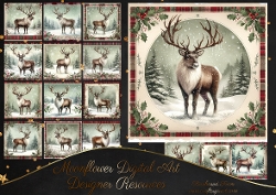 Festive stags 