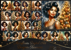 Festive Vintage Ladies 4