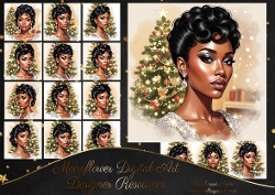 Festive Vintage Ladies 5
