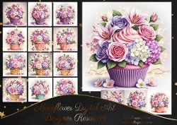 Floral Cupcakes 2