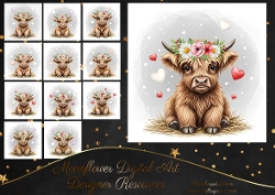 Cute Highland cows 2