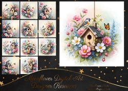 Floral Birdhouse