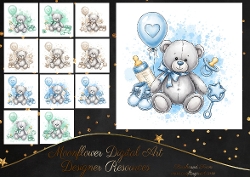 Baby boy bears