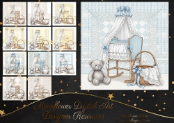 Baby boy crib 