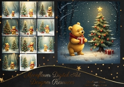 Winter forest bear 2