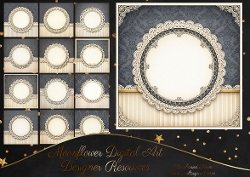 Fancy blank card fronts 9