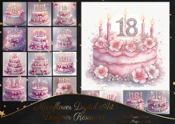 18th Birthday cakes