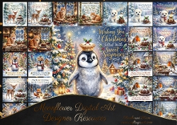 Christmas animals mixed bundle 1