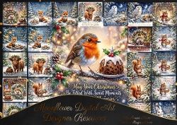 Christmas animals mixed bundle 2