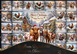 Festive farmyard 1