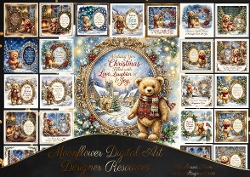 Christmas bear greetings