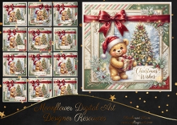 Christmas teddy bears