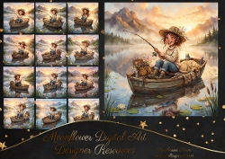 Fishing girl