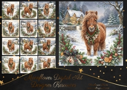 Festive pony