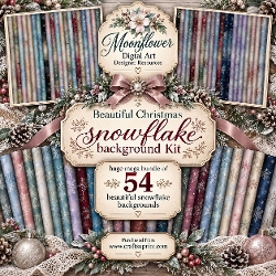 Snowflakes  background kit 