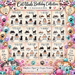 Funny Birthday cats