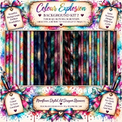 Colour explosion background kit 2