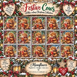 Festive cows 