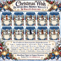 Christmas Wish — Bumper Dog Money Wallet 1