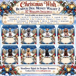 Christmas Wish — Bumper Dog Money Wallet 2