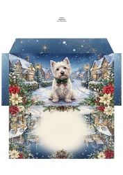 Christmas Wish —  Money Wallet Westie 