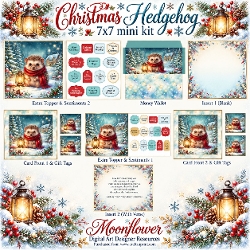 Christmas headgehog