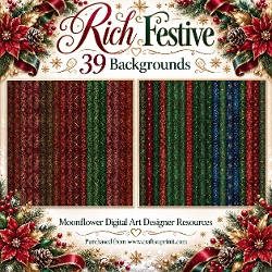 Rich festive background  kit 