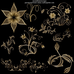 Gold floral mix