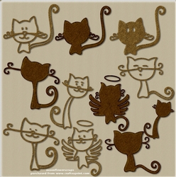 Kitty glitter