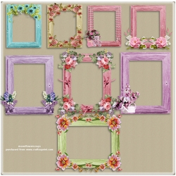 Floral frames 