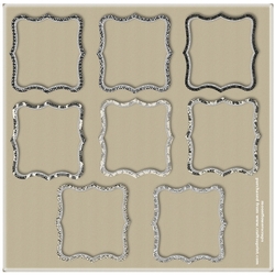 Lace border frames