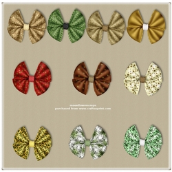 Christmas bows 1
