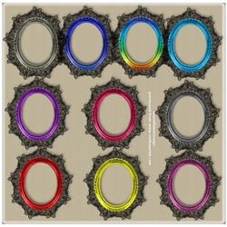 Funky lace frames