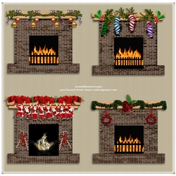 Christmas Fire places 