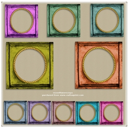 Royal Grunge frames