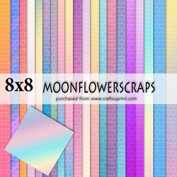 Rainbow brick backgrounds 8X8