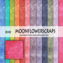 Floral grunge back ground papers 8x8