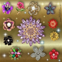 Flower gems