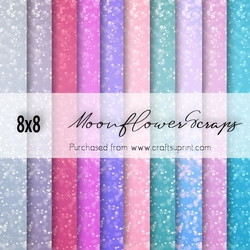 8x8 Snowy Pastel backgrounds