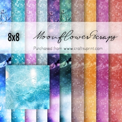 8x8 Snowy twigs backgrounds