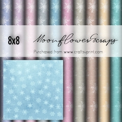 8x8 Wintery backgrounds