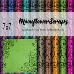 7x7 Decorative Border backgrounds