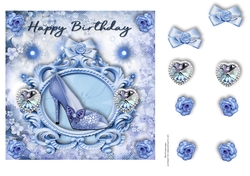 Happy Birthday blue Shoe