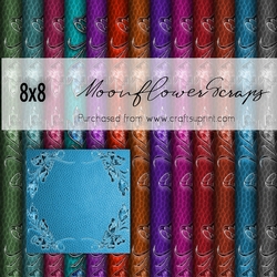8x8 Jewelled border backgrounds