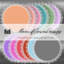 8x8 Lace border mats
